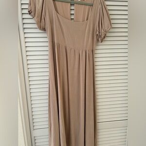 Elegant Tan Dress